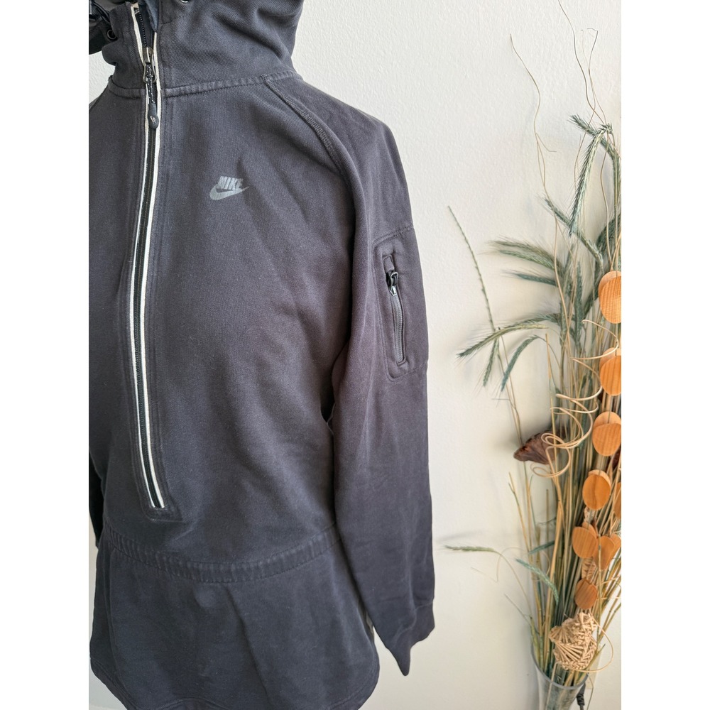Vintage Nike Sportswear Womens Half Zip Hoodie Longline Pullover Jacket Size M - Picture 4 of 11
